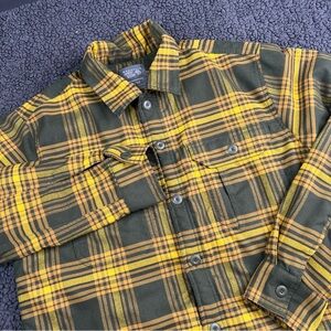 Mountain Hardwear Sherpa Plaid Shacket Men’s M Button Up  Side Pockets